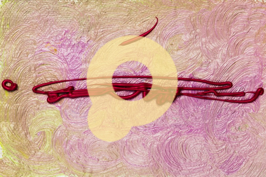 Абстрактная акриловая текстура