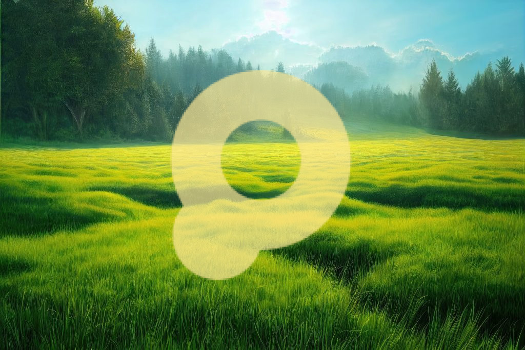 Зеленое поле