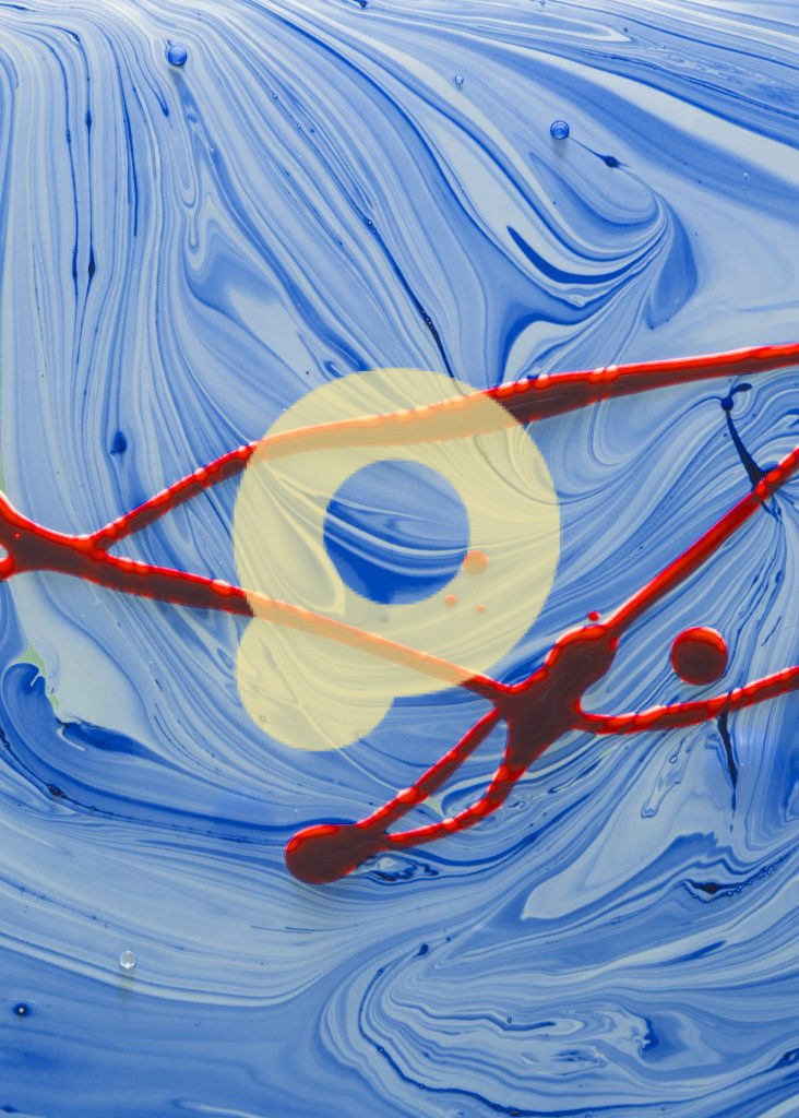 Макрос текстуры лака для ногтей