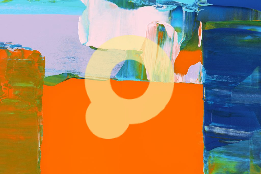 Нарисуйте текстуру фоновых обоев, абстрактное искусство со смешанными цветами